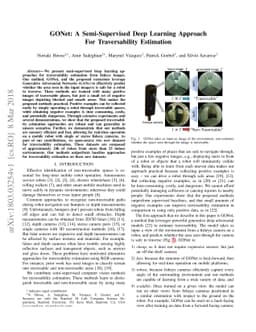 GONet: A Semi-Supervised Deep Learning Approach For Traversability
  Estimation