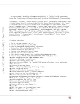 The Surprising Creativity of Digital Evolution: A Collection of
  Anecdotes from the Evolutionary Computation and Artificial Life Research
  Communities