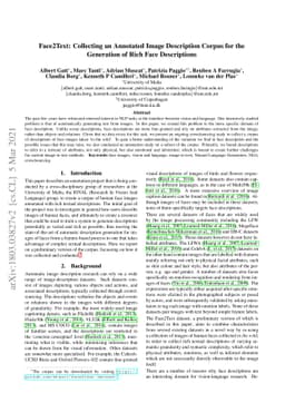Face2Text: Collecting an Annotated Image Description Corpus for the
  Generation of Rich Face Descriptions