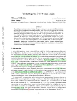 On the Properties of MVR Chain Graphs