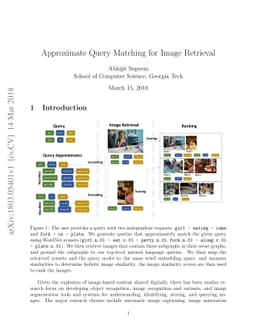 Approximate Query Matching for Image Retrieval