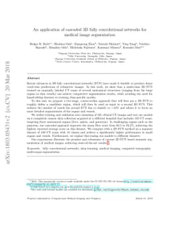 An application of cascaded 3D fully convolutional networks for medical
  image segmentation