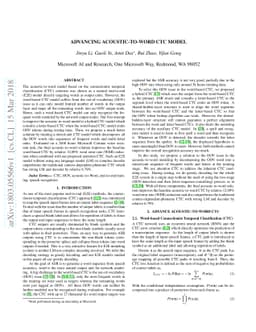 Advancing Acoustic-to-Word CTC Model