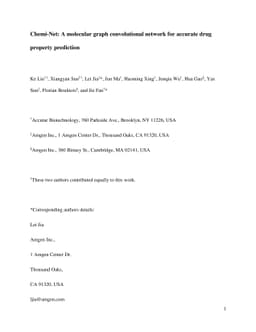 Chemi-net: a graph convolutional network for accurate drug property
  prediction
