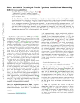Note: Variational Encoding of Protein Dynamics Benefits from Maximizing
  Latent Autocorrelation