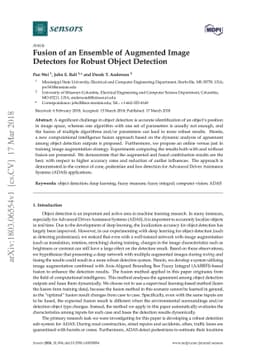 Fusion of an Ensemble of Augmented Image Detectors for Robust Object
  Detection