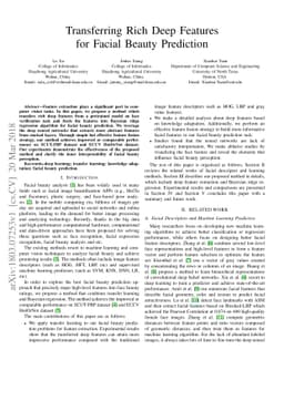 Transferring Rich Deep Features for Facial Beauty Prediction