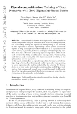 Eigendecomposition-free Training of Deep Networks with Zero
  Eigenvalue-based Losses