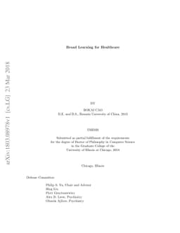 Broad Learning for Healthcare