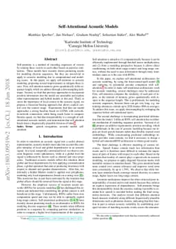 Self-Attentional Acoustic Models