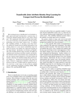Transferable Joint Attribute-Identity Deep Learning for Unsupervised
  Person Re-Identification