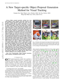 A New Target-specific Object Proposal Generation Method for Visual
  Tracking