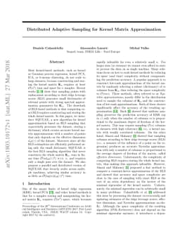Distributed Adaptive Sampling for Kernel Matrix Approximation