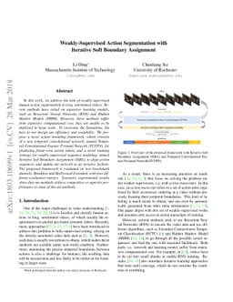 Weakly-Supervised Action Segmentation with Iterative Soft Boundary
  Assignment