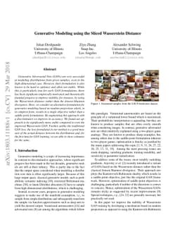 Generative Modeling using the Sliced Wasserstein Distance