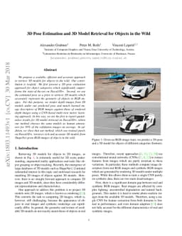 3D Pose Estimation and 3D Model Retrieval for Objects in the Wild