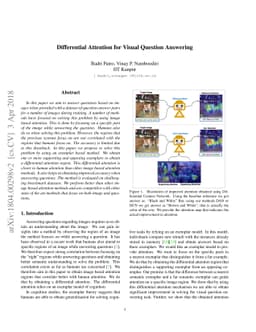 Differential Attention for Visual Question Answering