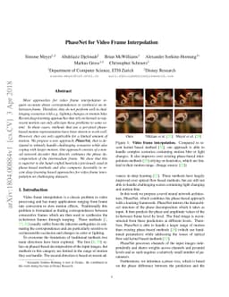 PhaseNet for Video Frame Interpolation