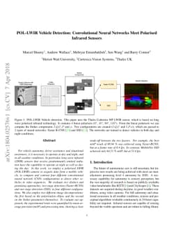 POL-LWIR Vehicle Detection: Convolutional Neural Networks Meet Polarised
  Infrared Sensors