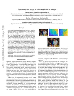 Discovery and usage of joint attention in images