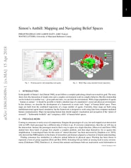 Simon's Anthill: Mapping and Navigating Belief Spaces
