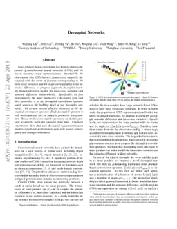 Decoupled Networks