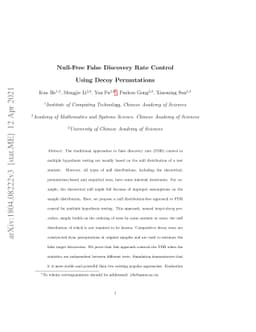 Null-free False Discovery Rate Control Using Decoy Permutations
