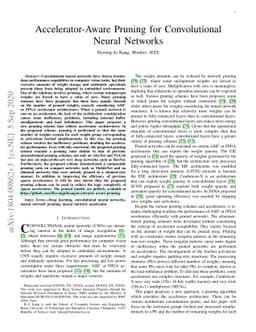 Accelerator-Aware Pruning for Convolutional Neural Networks