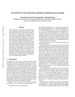 Toward Diverse Text Generation with Inverse Reinforcement Learning