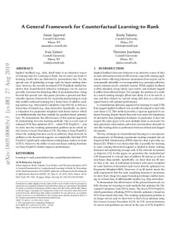 A General Framework for Counterfactual Learning-to-Rank