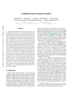 Conditional Image-to-Image Translation
