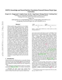 KNPTC: Knowledge and Neural Machine Translation Powered Chinese Pinyin
  Typo Correction