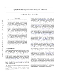 Alpha-Beta Divergence For Variational Inference