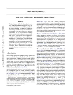 Lifted Neural Networks