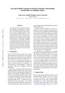 Fast and Scalable Expansion of Natural Language Understanding
  Functionality for Intelligent Agents