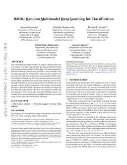 RMDL: Random Multimodel Deep Learning for Classification
