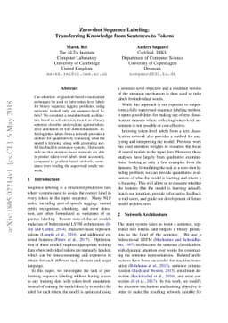 Zero-shot Sequence Labeling: Transferring Knowledge from Sentences to
  Tokens