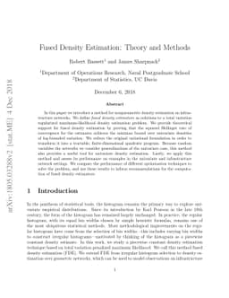 Fused Density Estimation: Theory and Methods