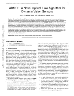 ABMOF: A Novel Optical Flow Algorithm for Dynamic Vision Sensors