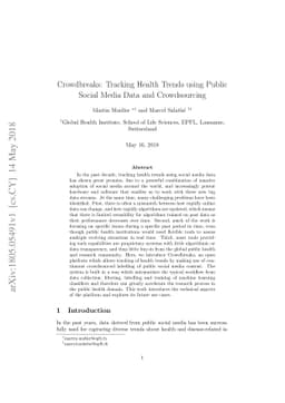 Crowdbreaks: Tracking Health Trends using Public Social Media Data and
  Crowdsourcing