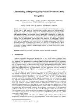 Understanding and Improving Deep Neural Network for Activity Recognition