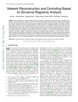 Network Reconstruction and Controlling Based on Structural Regularity
  Analysis