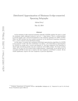 Distributed Approximation of Minimum $k$-edge-connected Spanning
  Subgraphs