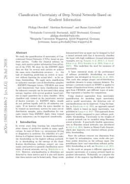 Classification Uncertainty of Deep Neural Networks Based on Gradient
  Information