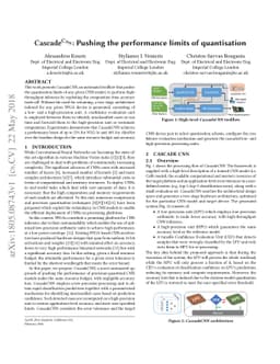 CascadeCNN: Pushing the performance limits of quantisation