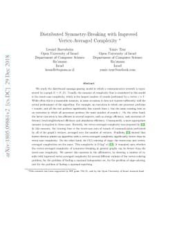 Distributed Symmetry-Breaking with Improved Vertex-Averaged Complexity