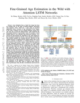 Fine-Grained Age Estimation in the wild with Attention LSTM Networks
