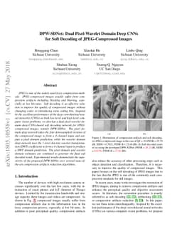 DPW-SDNet: Dual Pixel-Wavelet Domain Deep CNNs for Soft Decoding of
  JPEG-Compressed Images