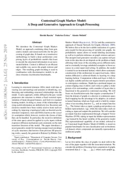 Contextual Graph Markov Model: A Deep and Generative Approach to Graph
  Processing