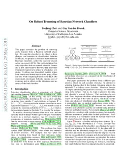 On Robust Trimming of Bayesian Network Classifiers